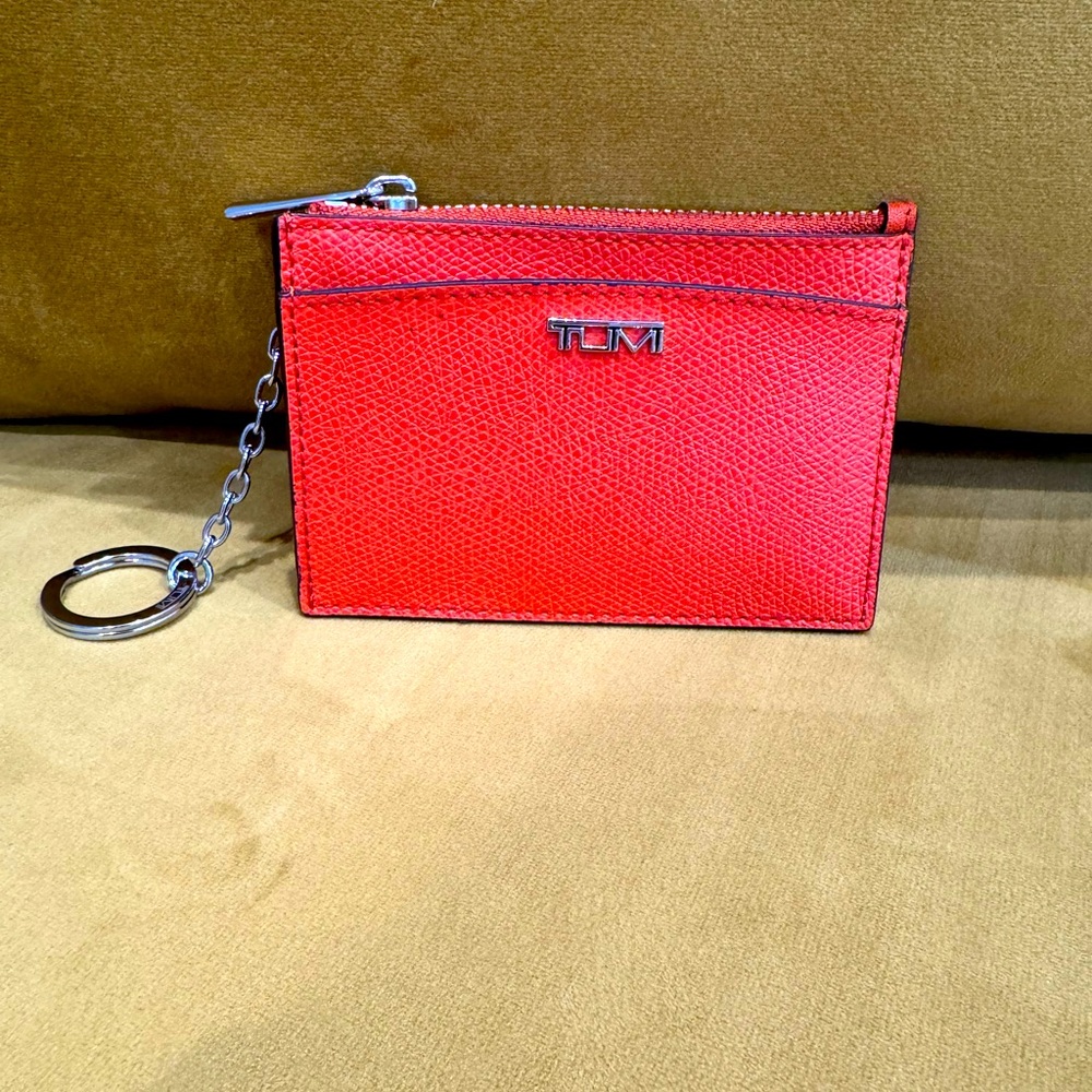 Tumi keychain wallet..